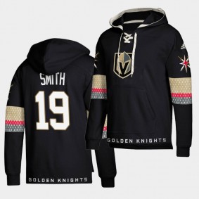 Reilly Smith Golden Knights #19 Pullover Lace-Up Hoodie