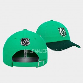 Vegas Golden Knights St. Patricks Day Adjustable Hat Green