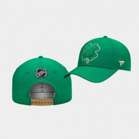 Vegas Golden Knights 2021 St. Patrick's Day Kelly Green Snapback Hat